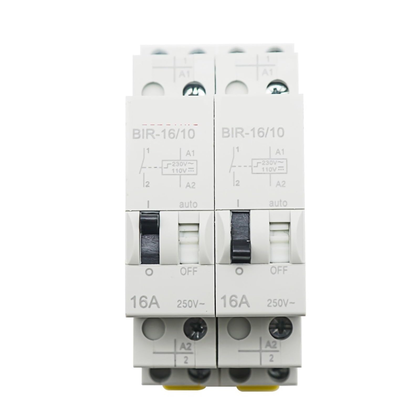 16A AC230V DC110V 24V Relè di impulso a doppia tensione controllo dell'impulso elettrico domestico automatico 1Pcs(AC48V - DC24V)