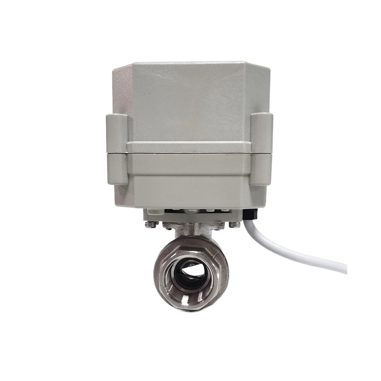 Zawór z portem V 1/2" DN15 Mosiądz/SS304 DC12V