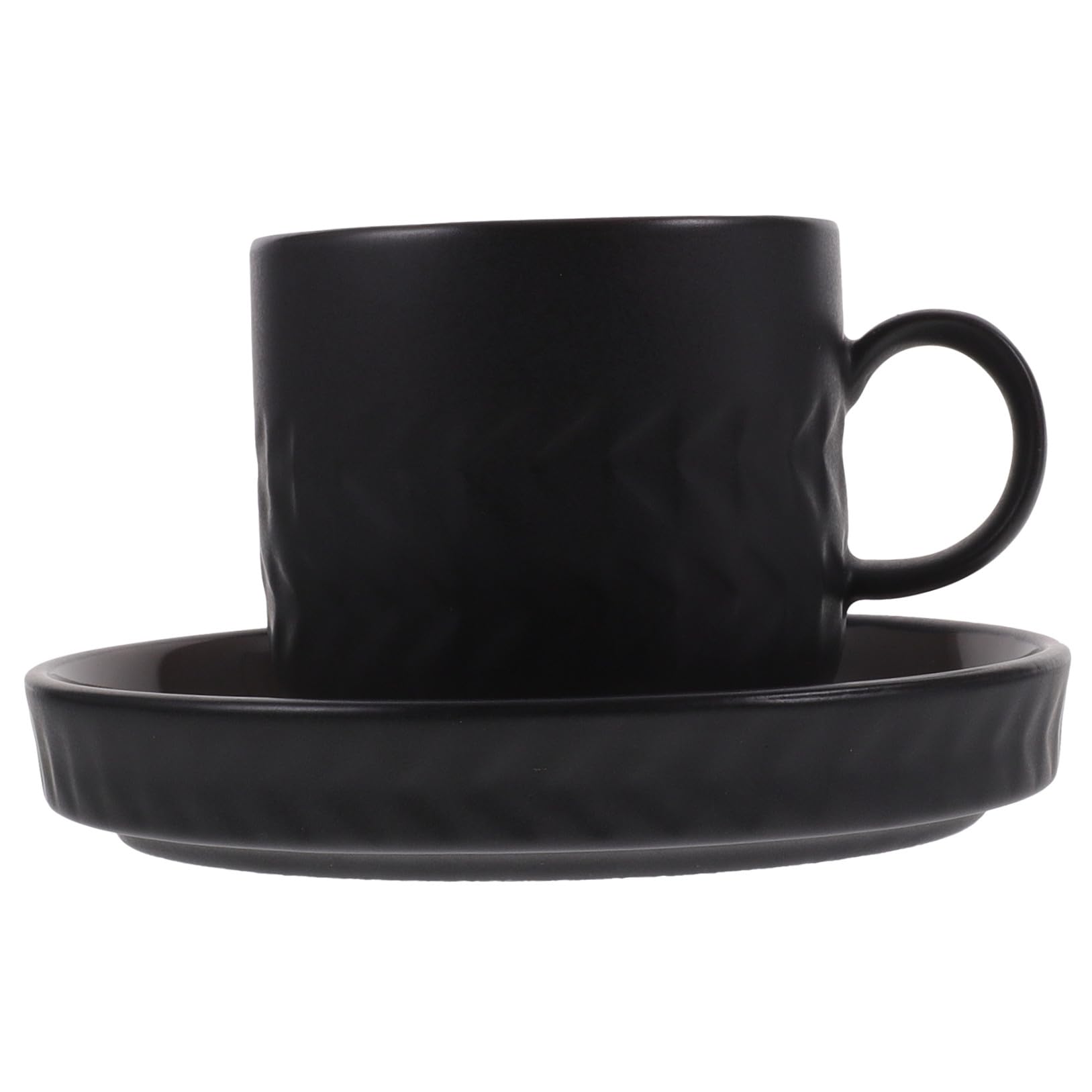 COLLBATH Retro Tee und Kaffeetassen Satz aus Keramik Vintage Tassen mit Untertassen Hitzebeständig für Feste und Einweihungen