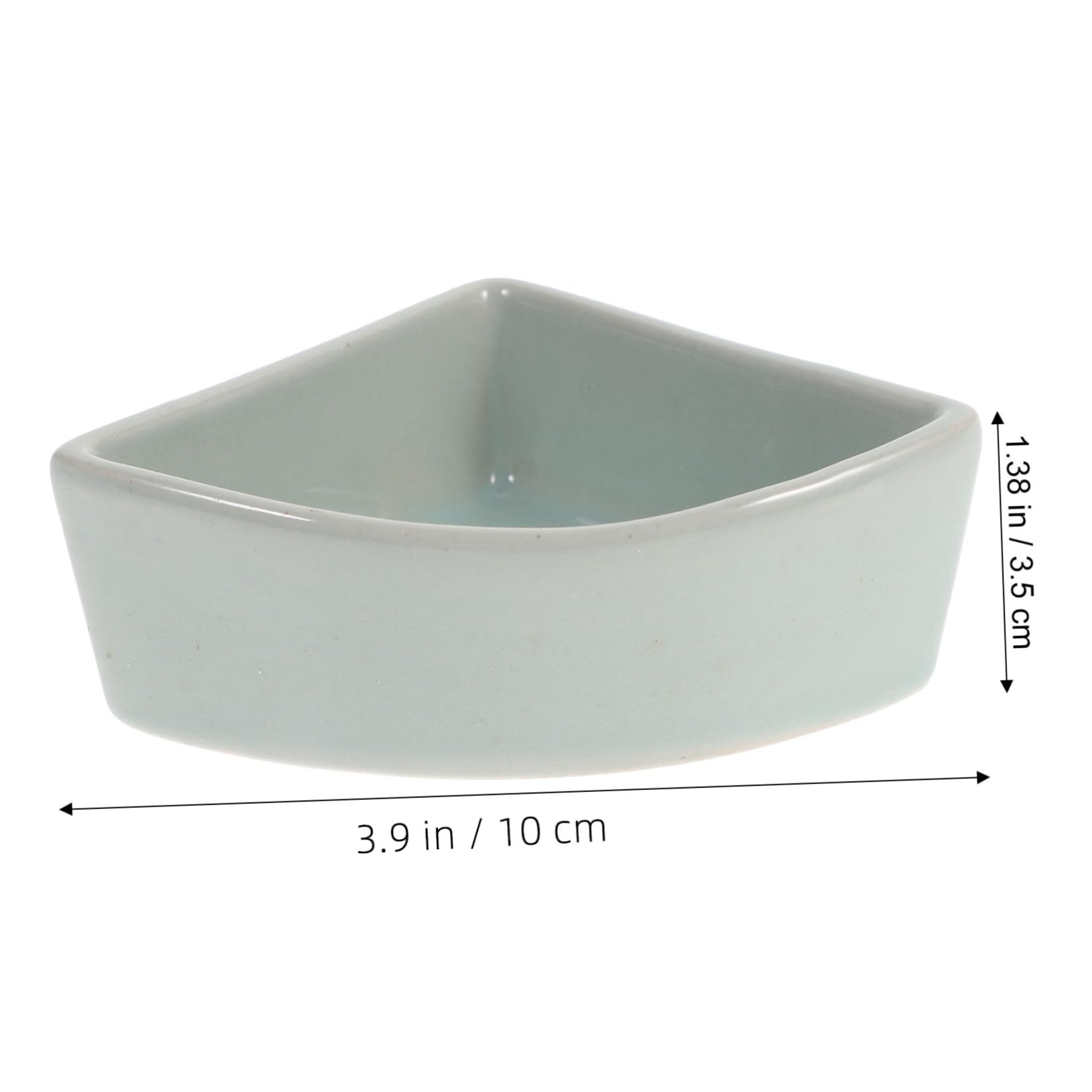Sosoport Ciotola in Ceramica per Criceti e Orsacchiotti Dorati, Adatta per Cibo Asciutto e Fresco, Resistente al Morso, Design Anti-ribaltamento per Piccoli Animali