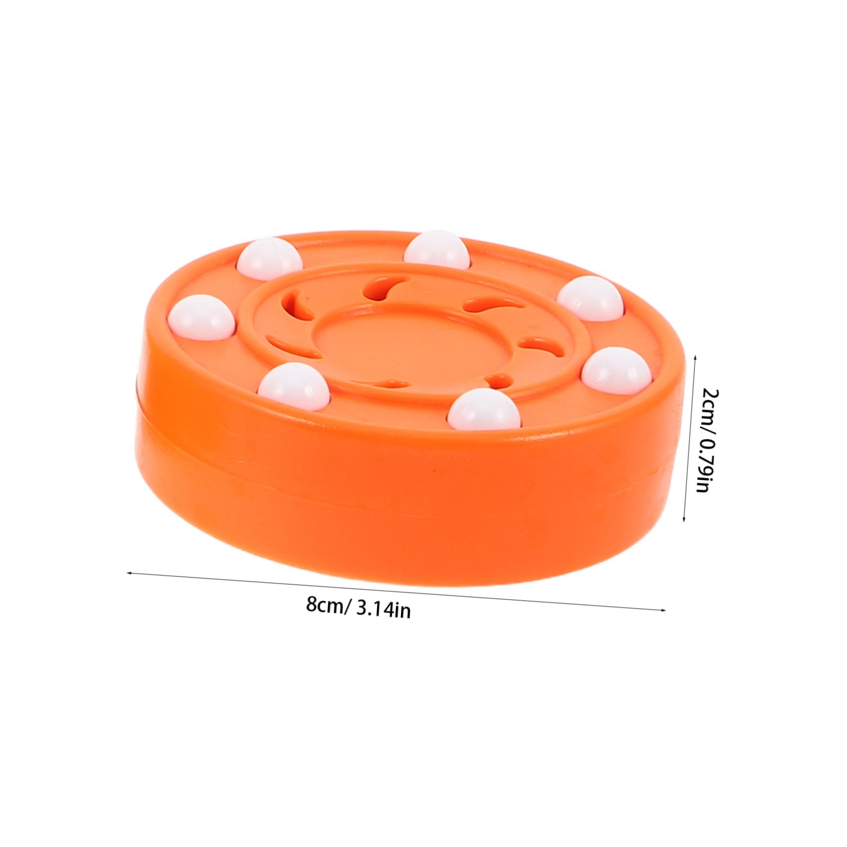 3 Piezas Bolas de Roller Hockey para Entrenamiento y Práctica Fácil de Agarrar Deslizamiento para Interior y Exterior