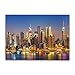 Manhattan Night Scene - Jigsaw Puzzle 500 piezas para adultos Difícil rompecabezas niños educativos