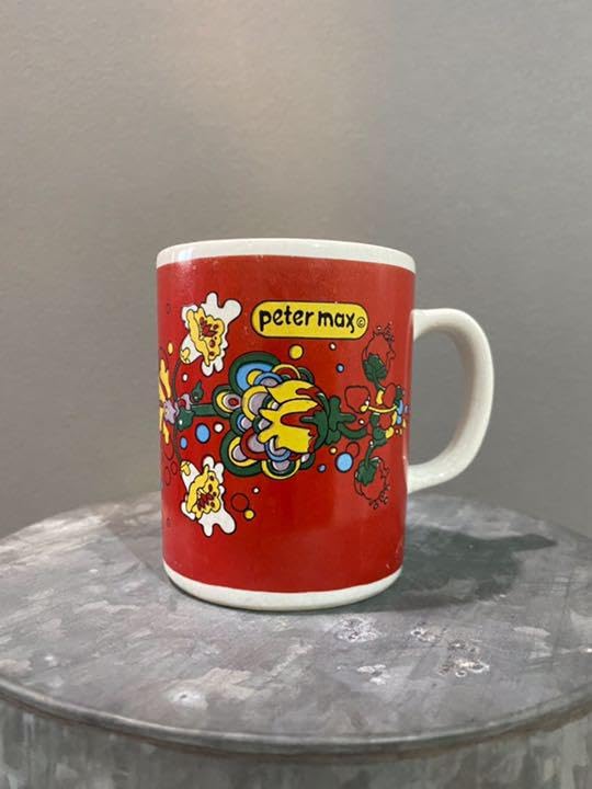 Amazon.co.jp: ➀ flower 70s ピーターマックス Peter MAX マグカップ 