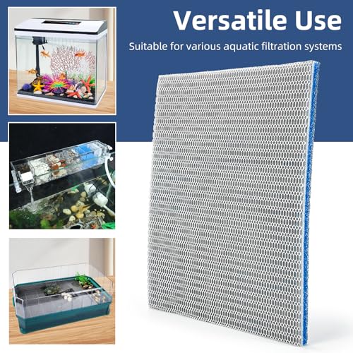 Image of Multi-Layer Aquarium Filter Media - Customizable Filter Floss and Sponges for Fish Tanks & Ponds