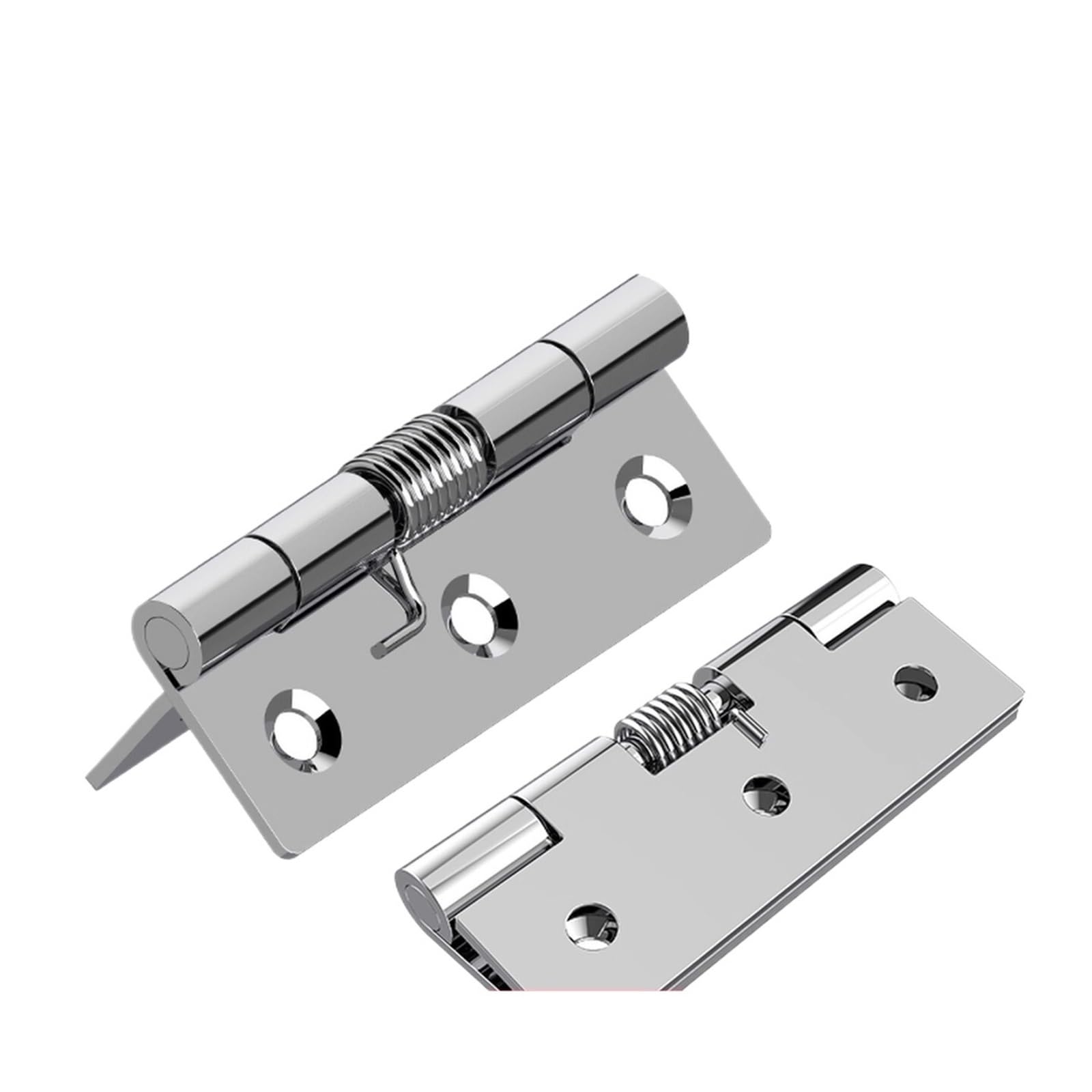 Kdhcvkz Outside-75-50Mm-2Pcs 2Pcs Stainless Steel Spring Hinge Door Spring Folding Hinge(Outside-75-50Mm-2Pcs)