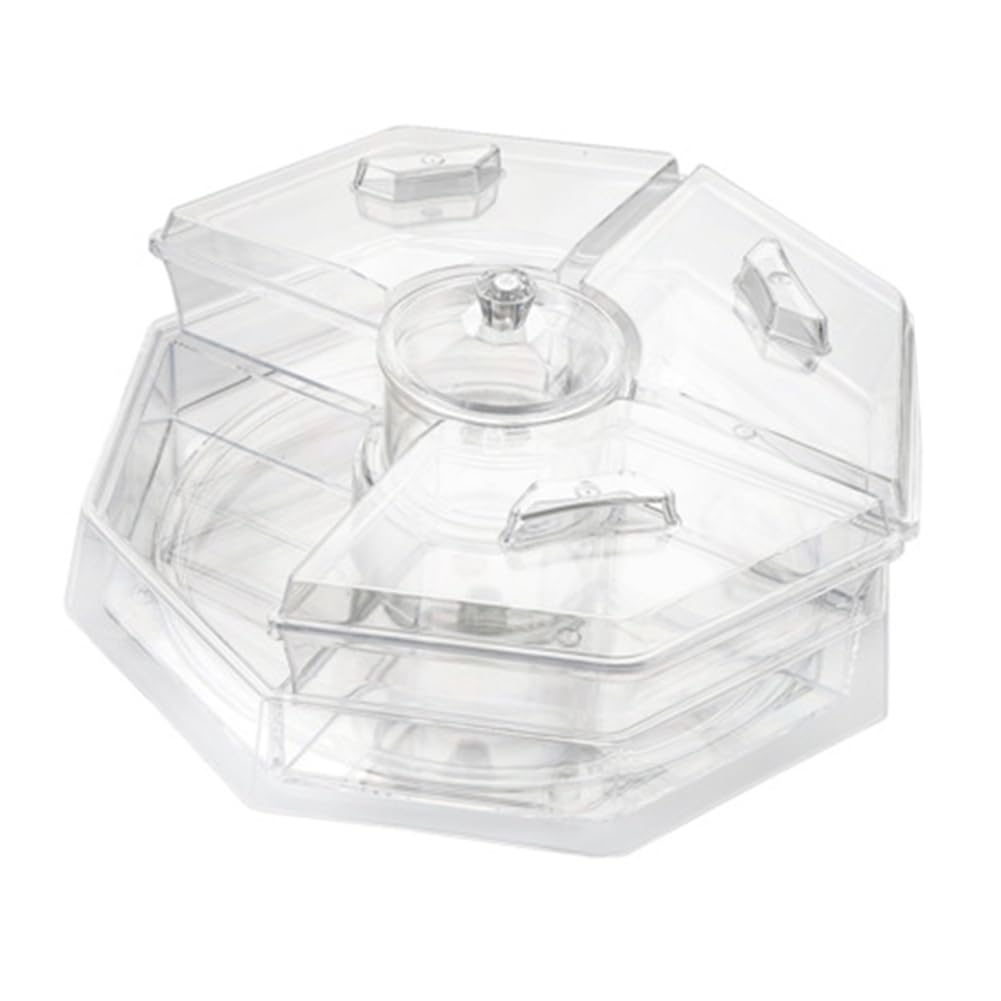 CTRLZS Chilled Veggie Tray Cold Food Buffet Server for Fruit, Vegetable, Appetizer, Shrimp