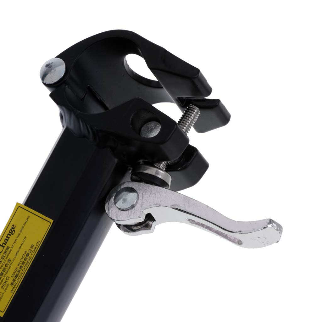 Sharplace Fahrrad Gepäckträger Sattelstütz für Fahrrad, MTB Aluminium Hinten Gepäckträger 30 Kg
