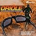 Birdz Eyewear Oriole Padded Motorcycle Glasses Black Frame with Smoked Anti-Fog Lenses and Full Foam Padding