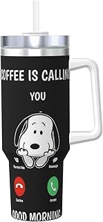 スヌーピー 電話 アニメ ハンドル付きステンレス モーターカップ 車載保温保冷氷覇カップ|ホットアイスコーヒー用 スヌーピー 電話 アニメ ハンドル付きステンレス モーターカップ 車載保温保冷氷覇カップ|ホットアイスコーヒー用