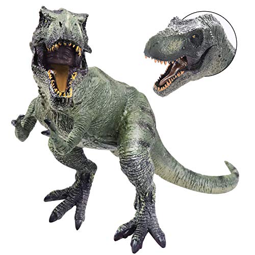 YIJIAOYUN Figura de Dinosaurio Surtido de pl�stico Grande de 12 Pulgadas Figura Verde Tyrannosaurus Rex Toy Modelo Educativo Realista Animal para ni�os Ni�os