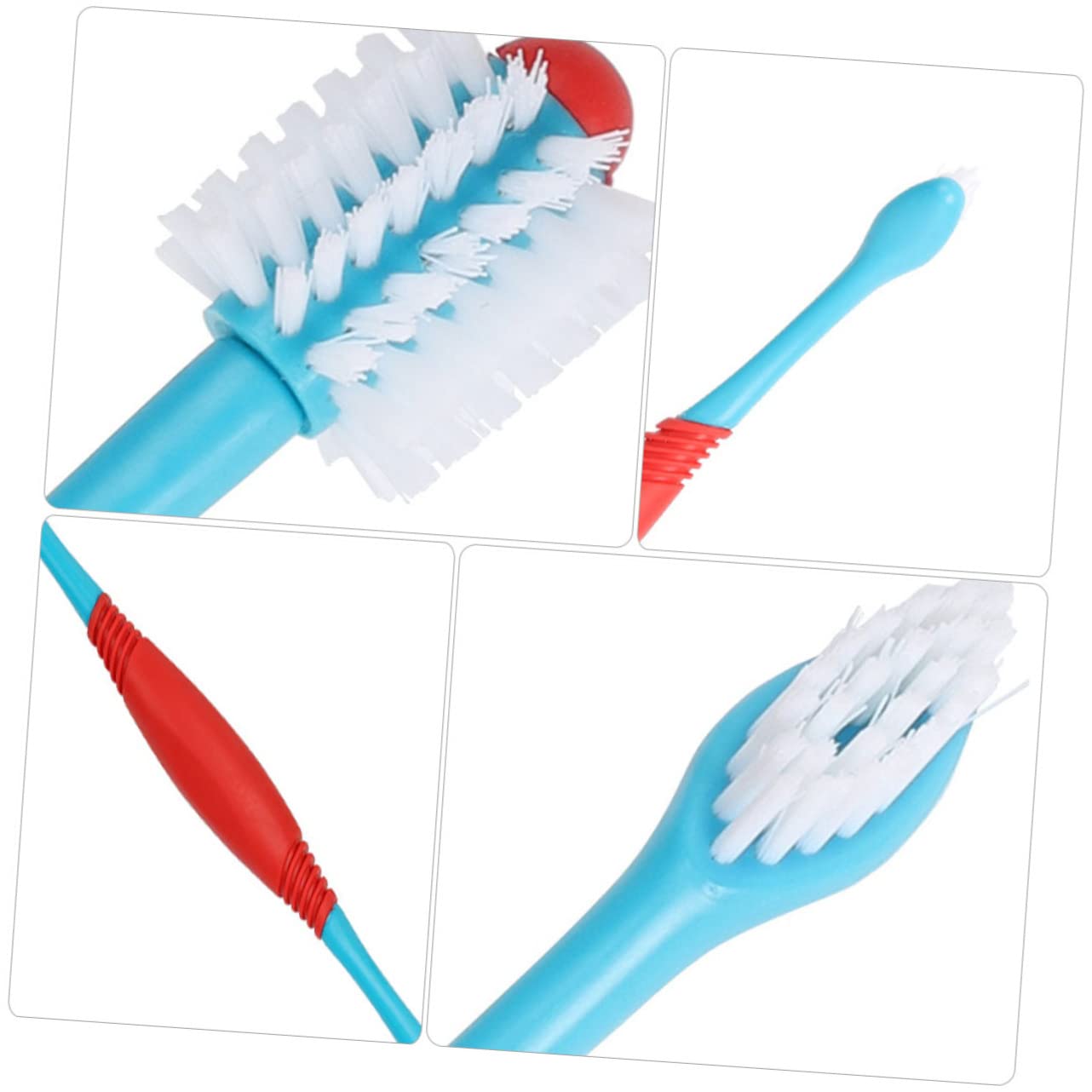 Mipcase 12pièces Brosses à Dents Pour Animaux De Compagnie De Brossage Pratique Nettoyage Buccal Pour Chiens Et Chats Design à Double Extrémité Tête Petite Pour Accès Facile