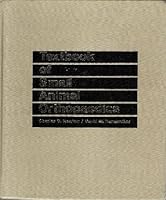Textbook of Small Animal Orthopedics 0397520980 Book Cover
