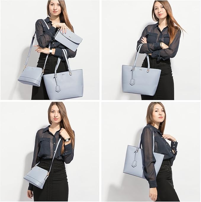 Set de bolsos para mujer LOVEVOOK estilo tote y satchel miniatura 2
