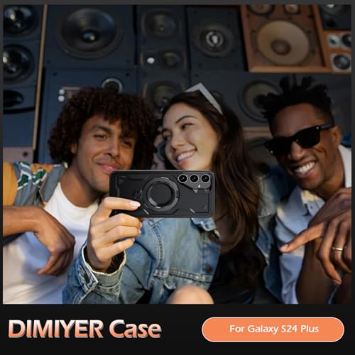 Image of for Samsung Galaxy S24 Plus Case Magnetic with stand, with Mag-Safe, with Screen Protector, Wireless Charging, Shockproof for Samsung S24 Plus 5G Phone Case, Ring Holder Cover, for Samsung S24 Plus