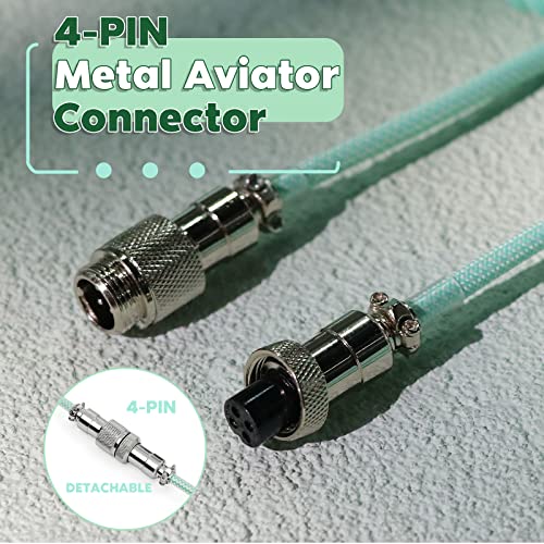 EPOMAKER Macaron - Cavo a spirale per tastiera