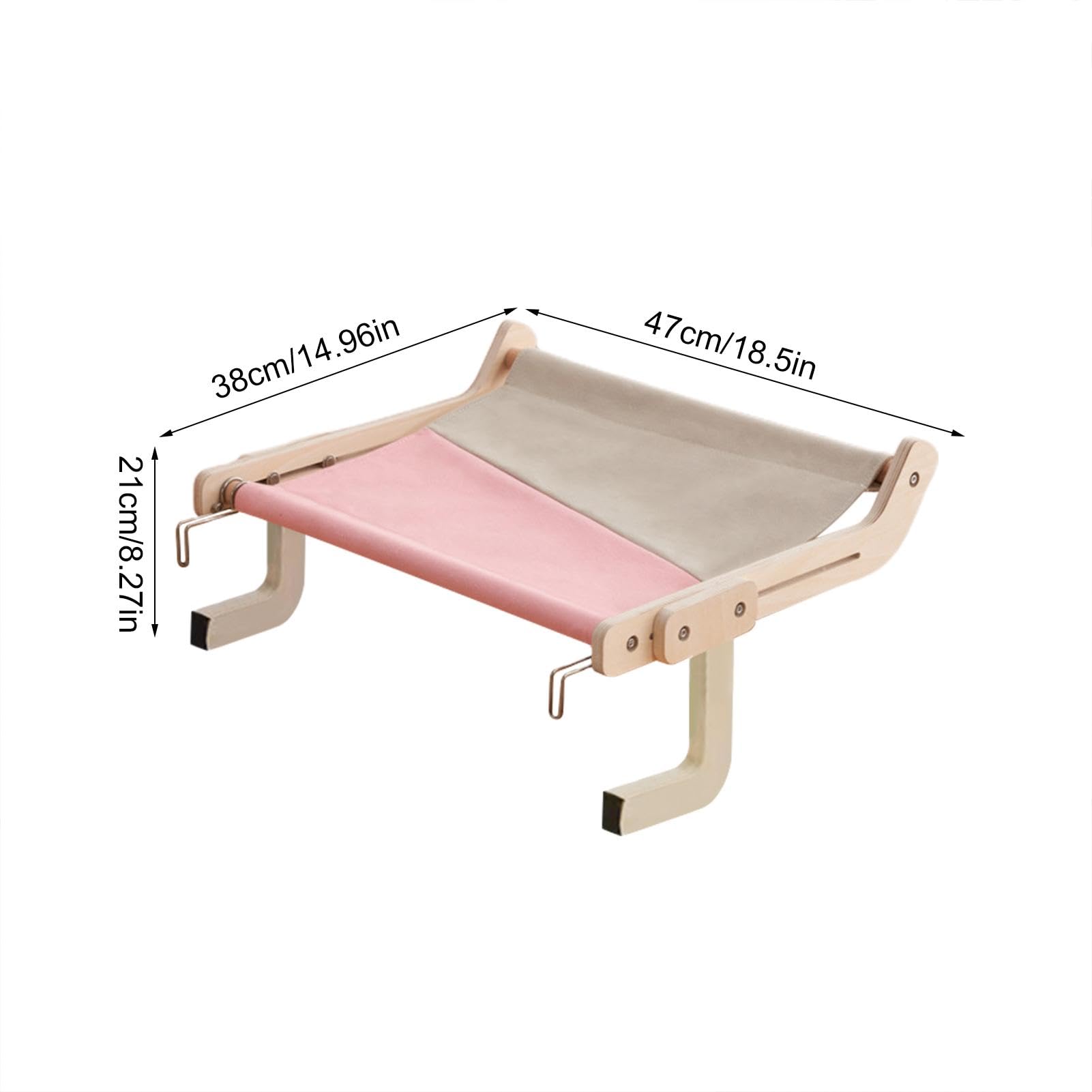 Cat Window Perch - Stabiler Haustierfensterstuhl, Moderne Katzenliege | Bequeme Sonnenhängematte, platzsparendes Katzenbrett, verstellbare Kätzchen-Hängematte, Katzenmöbel für, einfach zu
