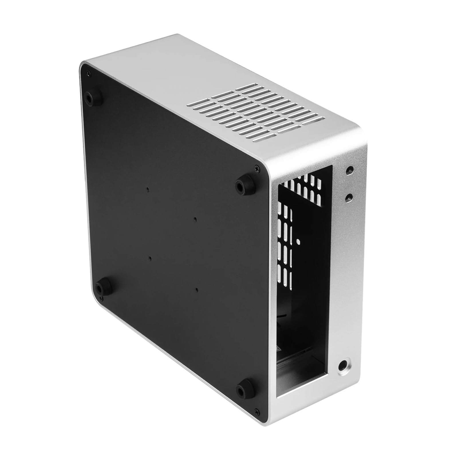 TA80 aluminiowa obudowa mała obudowa komputera stacjonarnego PSU HTPC Mini-ITX PC z 8-pinowym zasilaczem