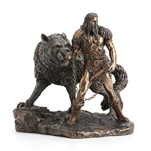 Estatua Veronese Dios Nórdico de la Victoria Tyr 9 pulgadas miniatura 2