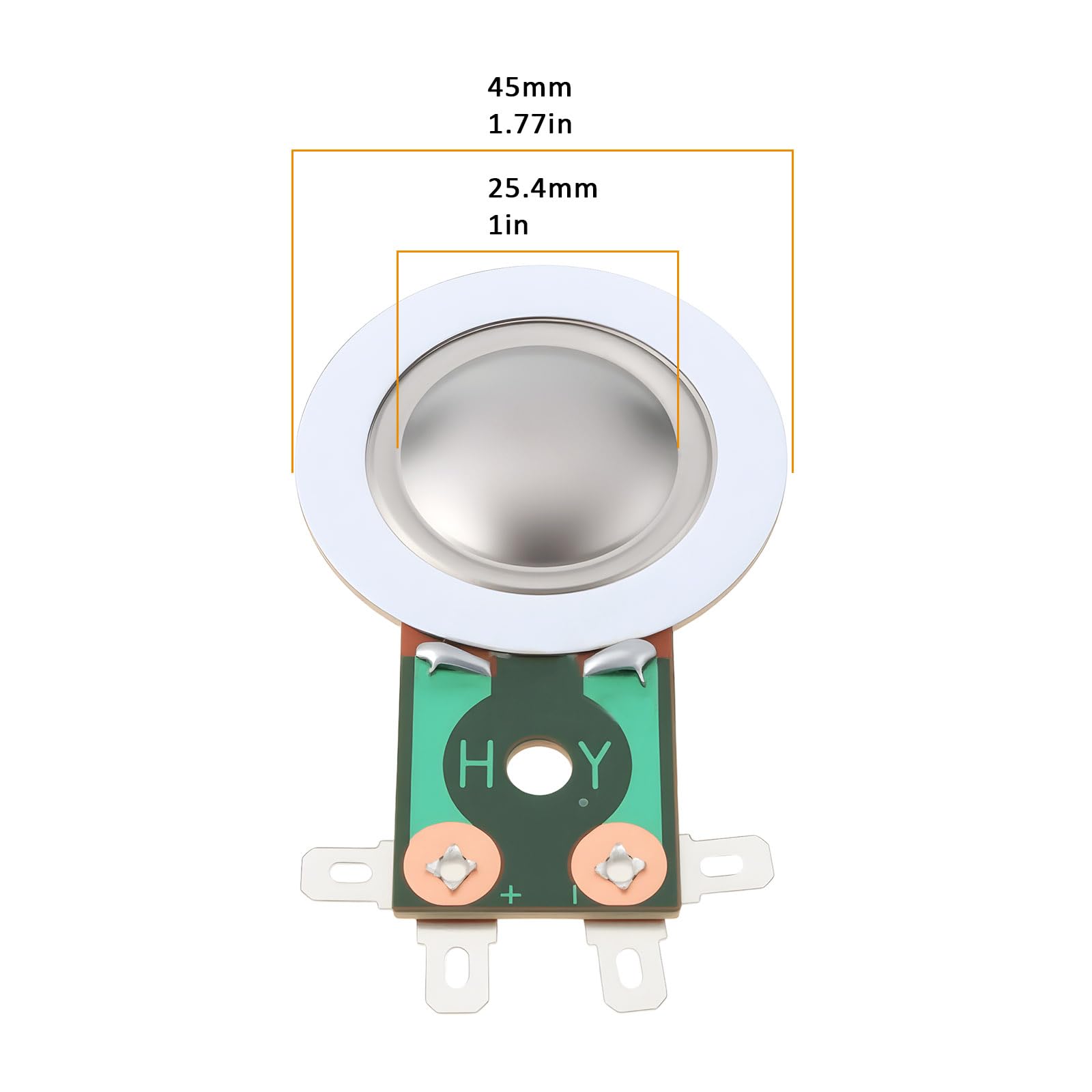 ECSiNG 2 Pezzi Diaframma Per Altoparlante Da 8 Ohm Compatibile Con THUMP 15A 12A Compatibile Con SRM450 V3