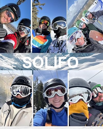 Ski Goggles for Men & Women, OTG UV400 Protection, Dual Anti-Fog Lens, Spherical Lens for for Skiing & Snowboarding - Image 8