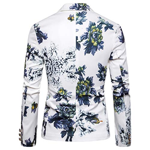 LCMTWX Blazers for Men Men's Fashion Coats Casual Pocket Button Suit Jacket Buckle Loved Printed Track Suit Set for Men2