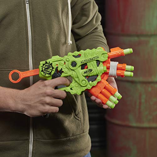 NERF Lança Dardos Zombie Alternator - E6188 - Hasbro, verde