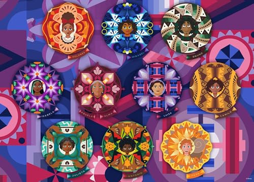 Ceaco - Disney - Encanto Mandala Familia - 500 Larger Sized Piece Jigsaw Puzzle