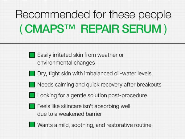 INFODPLUS CMAPS 62 Repair Serum – Aloe Vera & Adenosine | Soothing, Redness Relief, Anti-Wrinkle Repair Serum for Sensitive Skin - Image 6