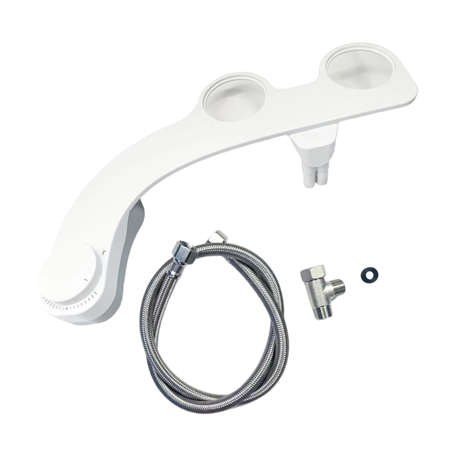 Buttocks Cleaning Smarted Toilet Accessory Bidet Removable Feminine Wash Device 2 Nozzle Sprayer Auto-Cleaning Bidet Toilet Seat Attachment