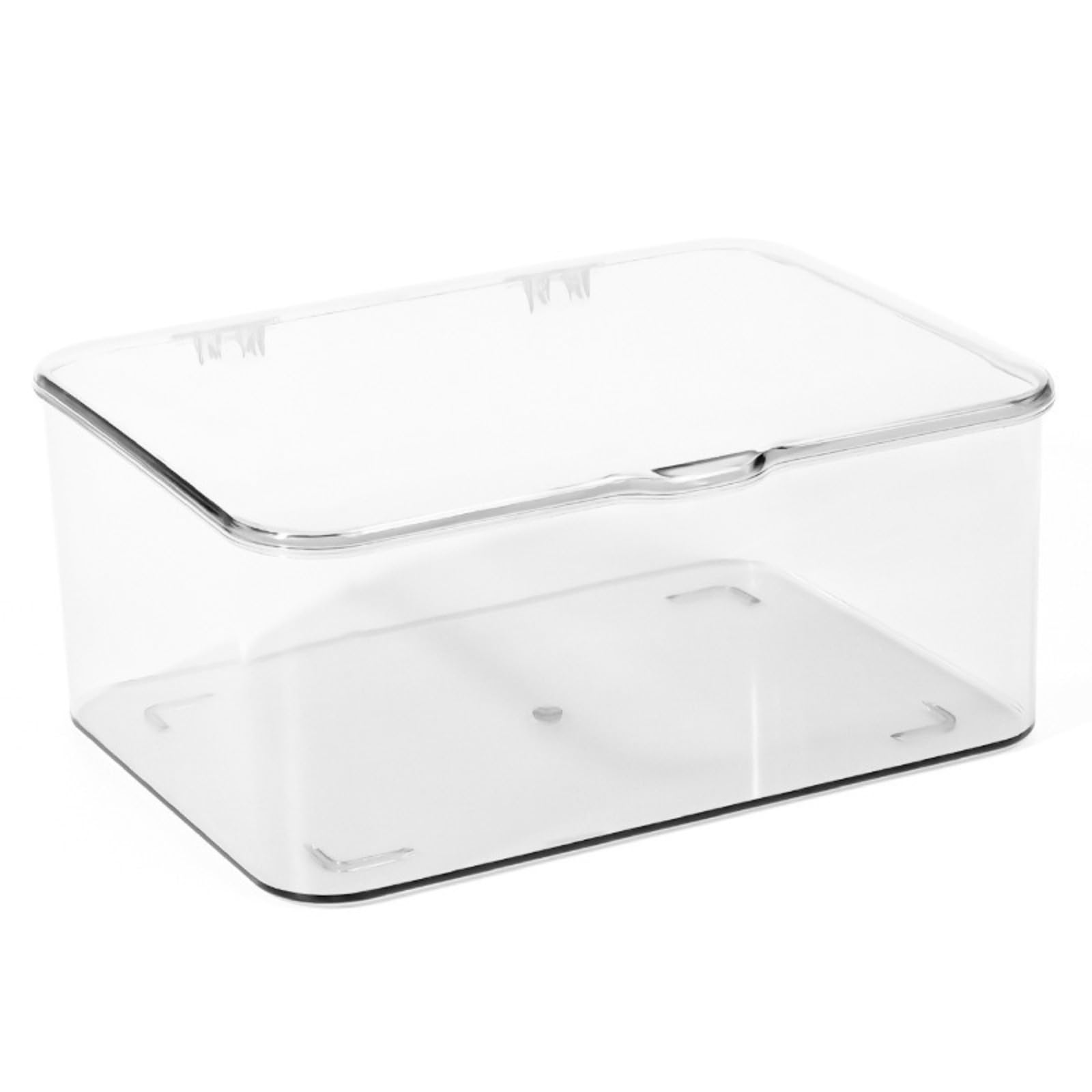 QZYANXHCT Table top dressing table cleaning household cosmetics transparent belt cover storage facial mask box