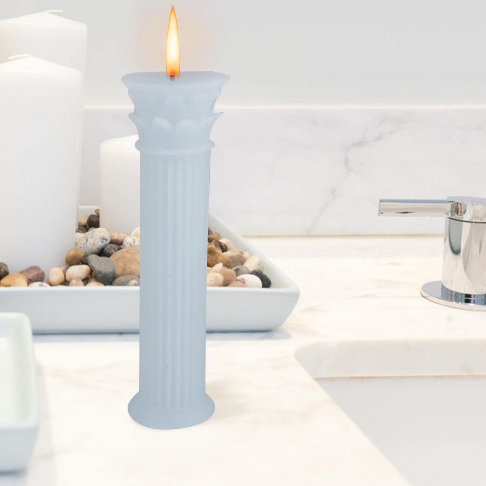 Moule Conique Pour Bougie En Forme De Colonne Romaine, Moule À Bougie