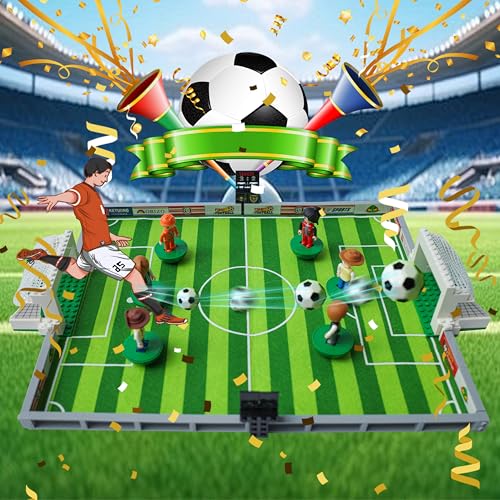 Decantemotion 25590 Soccer Field Building Blocks Set, Compatible With Soccer Lego, Soccer Stadium Toy Building Bricks, Football Sports Bord Game thumb #4