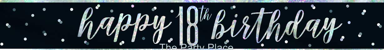 Unique Party 92068 - 9ft Foil Glitz Pink Happy 80th Birthday Banner — view 183