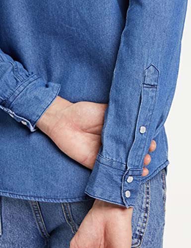 Image of Amazon Brand - INKAST Men Slim Fit Denim Shirt