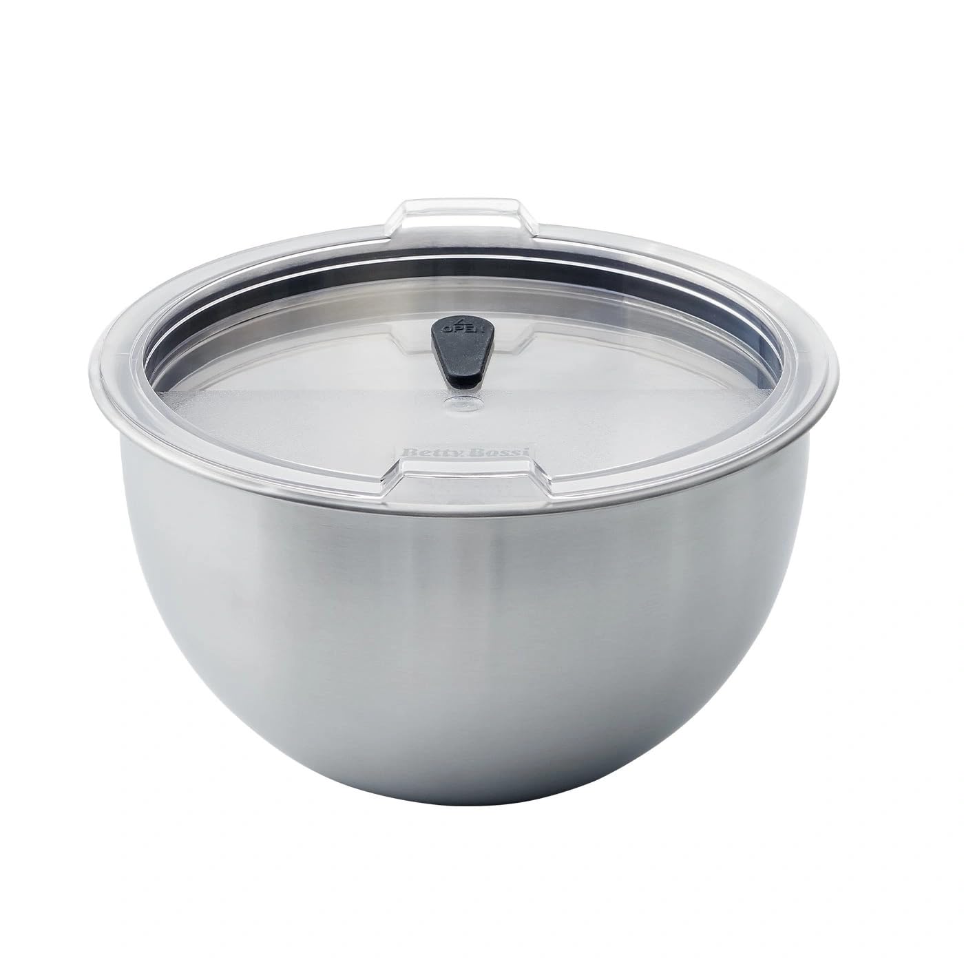 Betty Bossi - Edelstahlschüssel mit Deckel und Spritzschutz - 2er-Set - Edelstahl Silikonmatte Deckel für sicheren Transport - Schüsselduo mit vielen Talenten