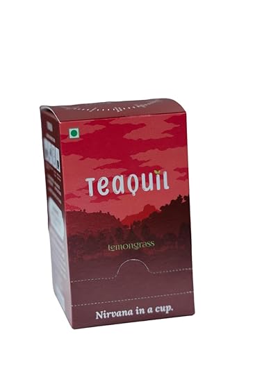 TEAQUIL - A story of Balance, Wellness and Harmony, Pure Natural blend of Organic LEMONGRASS, HIBISCUS, CHAMOMILE, TULSI | Anti-Oxidants, Immunity Booster, Premium Red Tea (PACK 1 OF 20 TEA BAGS)