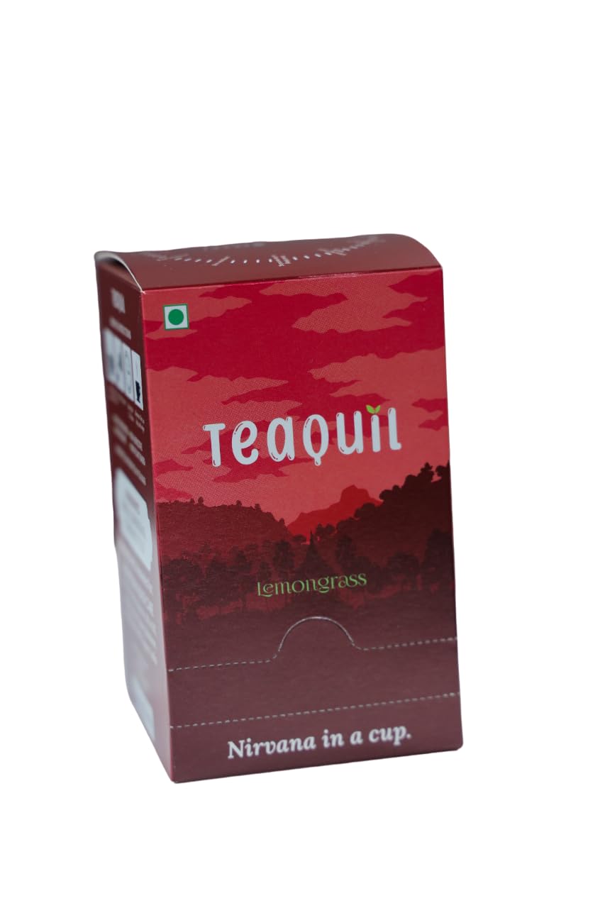 TEAQUIL - A story of Balance, Wellness and Harmony, Pure Natural blend of Organic LEMONGRASS, HIBISCUS, CHAMOMILE, TULSI | Anti-Oxidants, Immunity Booster, Premium Red Tea (PACK 1 OF 20 TEA BAGS) (B0CGRT9584) Amazon Price History, Amazon Price Tracker
