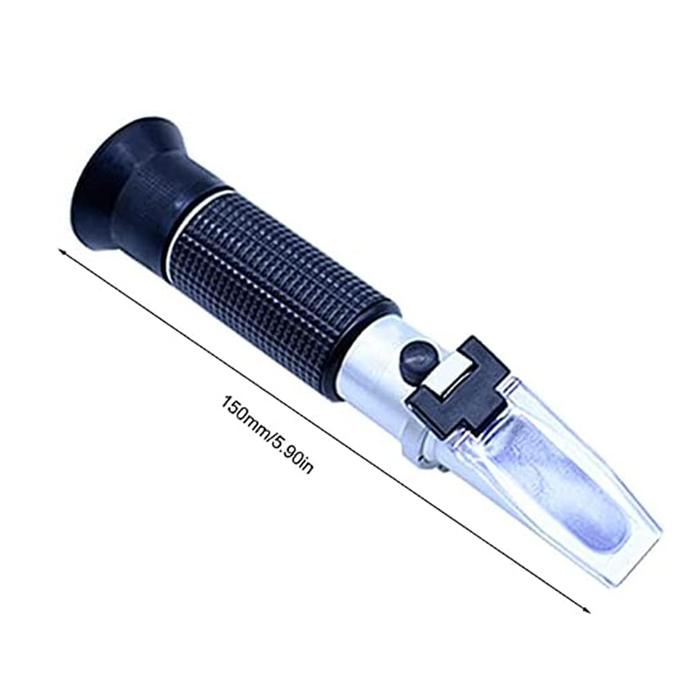 Compteur de sucre portatif ATC 45-82 % Brix en aluminium avec noyau en plastique pour sucre