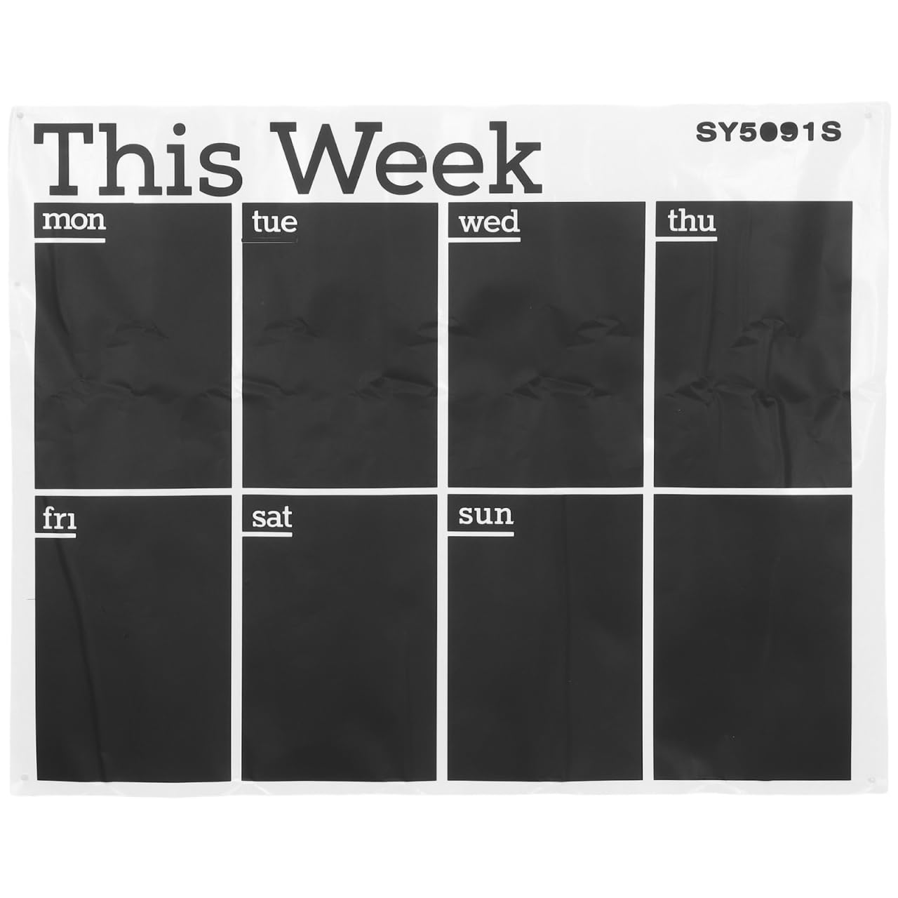 Operitacx Chalk Board Sign Weekly Chalkboard Sticker Planner Hanging Blackboard Wall Decal Adhesive Paper School Supplies for Room Office Classroom Photo Sticker Paper