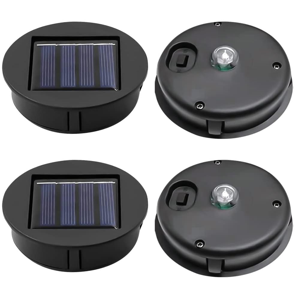 CTRLZS Solar Light Replacement Top Solar Panel Outdoor Hanging Solar Lanterns Parts Waterproof Garden Lighting Accessories