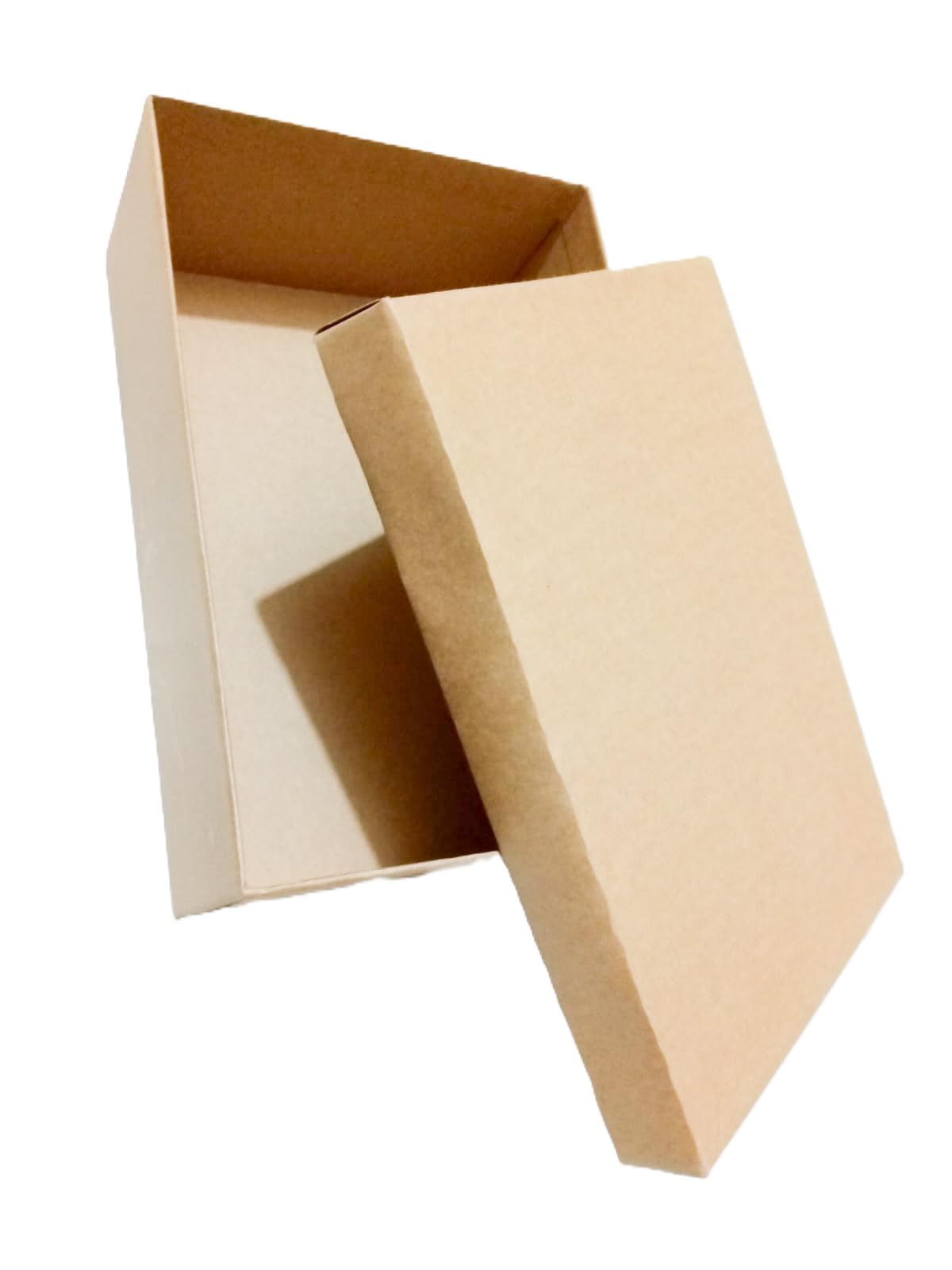 Corrugated Cardboard Packaging Boxes, 10 x 7 x 3.5 Inch, Brown box for Shipping, Moving, Storage & Courier Transportation, with top cover and jali inside (Pack of 01)-image-0