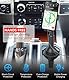 Apps2Car Handyhalterung Auto Mit Ladefunktion.15W Fast Wireless Charger Auto, Autobecherhalter Qi-Ladegerät Telefonhalterung Mit Qc 3.0 Adapte Kompatibel Mit iPhone,Samsung, Huawei Lg Usw.