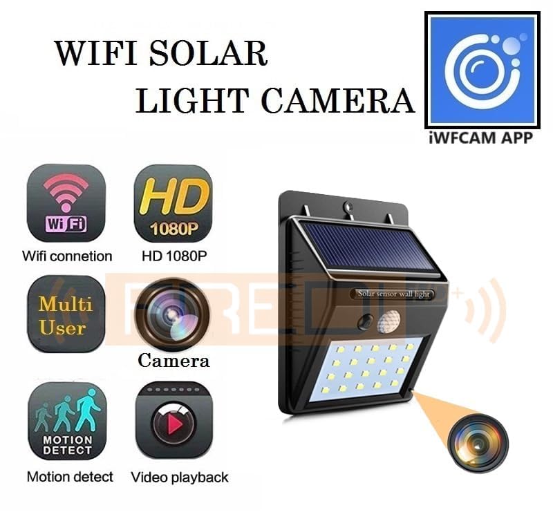 Image of FREDI HD PLUS Wi-Fi Solar Light Camera | 1080p Full HD Video Recording | Motion Detection | Multi-User Access | Wi-Fi Live View on Mobile & PC | Smart Loop Recording | Solar-Powered 24x7 Operation