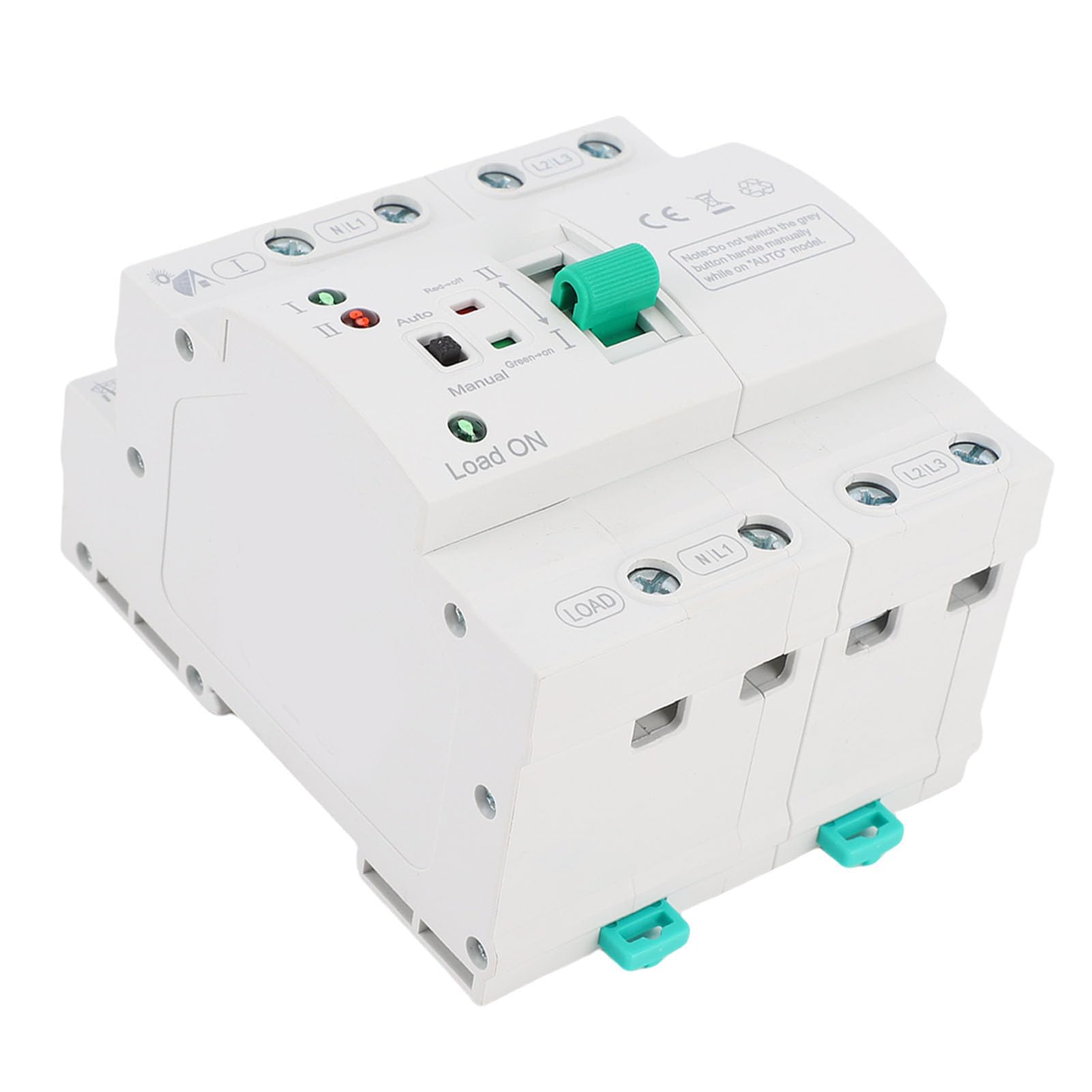 Domary Interruptor de Transferencia Manual Automático 4P 80A Mini ATS Transición de Energía Confiable para Sistemas Emergencia Aplicaciones Almacenamiento en Frío