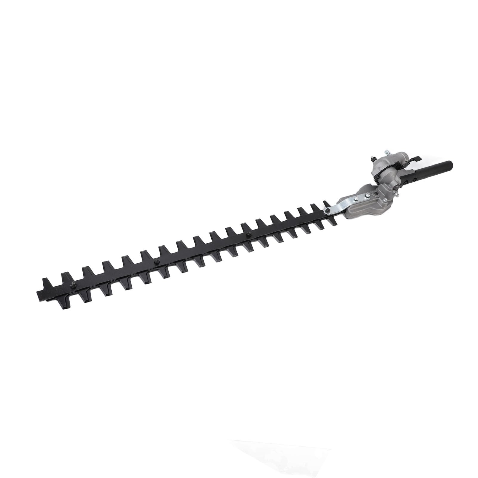 Cocoarm Cabezal de Cortasetos con Poste de Acero Al Manganeso Accesorio para Cortasetos Hoja de 55 Cm Ajuste de Múltiples ángulos de 9 Estrías para Usuarios de Poda de Arbustos y Arbustos de Setos