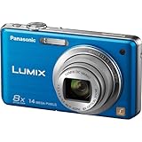 Panasonic Lumix DMC-FH20 14.1 MP Digital Camera with 8x Optical Image Stabilized Zoom and 2.7-Inch LCD (Blue) (OLD MODEL)