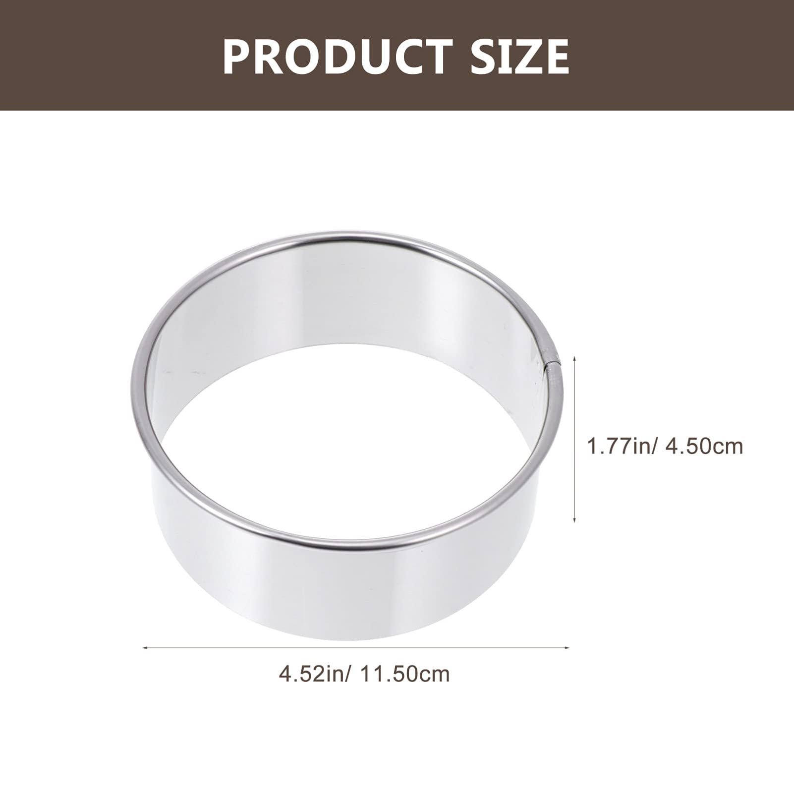 OFFSCH Stainless Steel Dumpling Tool Set 5pc Molds Seal Tool Kit for Calzone Empanada and More