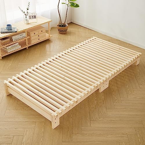 Amazon｜喜之木 ベッドフレーム シングル すのこ ベッド 木製 国産杉  