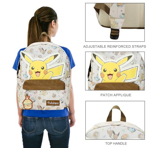 Pokémon Pikachu All-Over Print Characters 17" Adult Backpack2