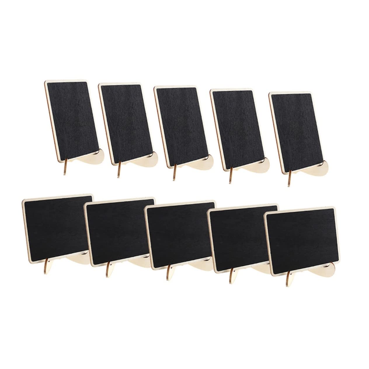 Veemoon 15Pcs Mini Chalkboard for Table Signs Chalkboards for Weddings Parties and Events Easy to Wipe Clean for Message Display and Place Cards